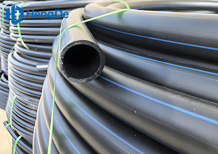HDPE водопроводная труба<br> Стандарт: ASTM D-3035-03&ASTM F-714-03