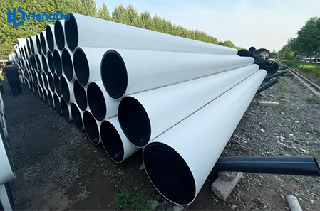 HDPE двухцветная ко-экструзионная труба <br> Стандартный: ISO 4427-2