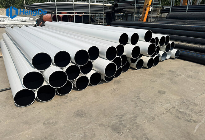 HDPE двухцветная ко-экструзионная труба <br> Стандартный: ISO 4427-2