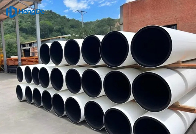 HDPE двухцветная ко-экструзионная труба <br> Стандартный: ISO 4427-2