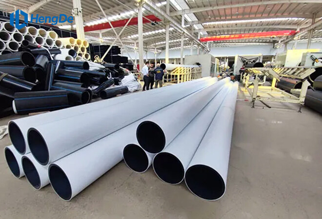 HDPE двухцветная ко-экструзионная труба <br> Стандартный: ISO 4427-2