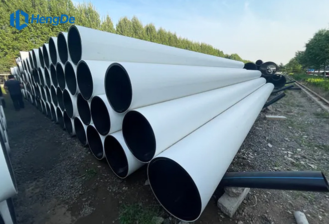 HDPE двухцветная ко-экструзионная труба <br> Стандартный: ISO 4427-2