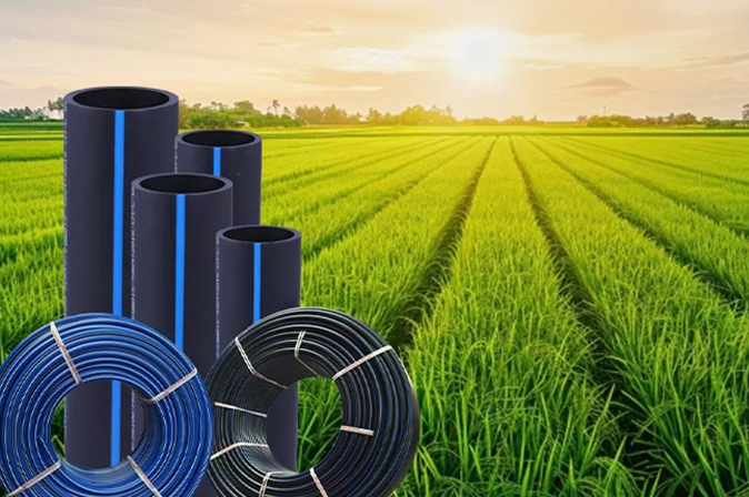 HDPE сад зеленые трубы