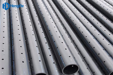 HDPE перфорированная проницаемая труба <br> Стандарт: GB/T 13663.2018