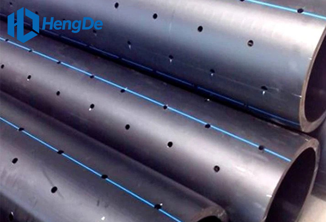 HDPE перфорированная проницаемая труба <br> Стандарт: ISO 4427-2